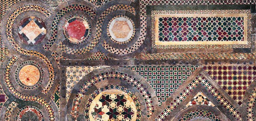 ELLISSE RADIANTE mosaico per Arti e Mestieri-VARI COLORI 