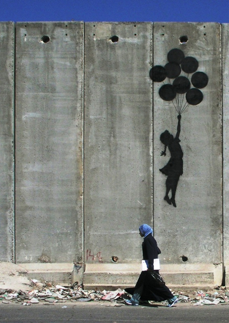 Banksy sul muro