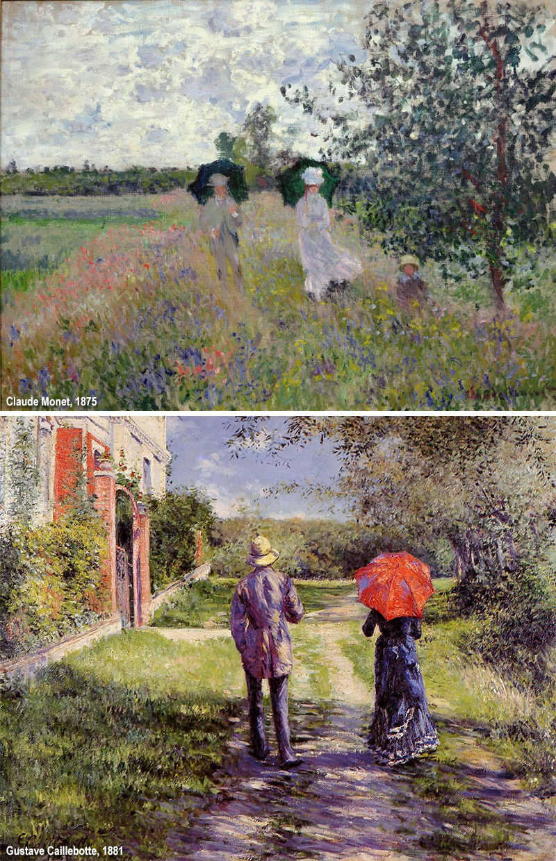 camminare con gli impressionisti