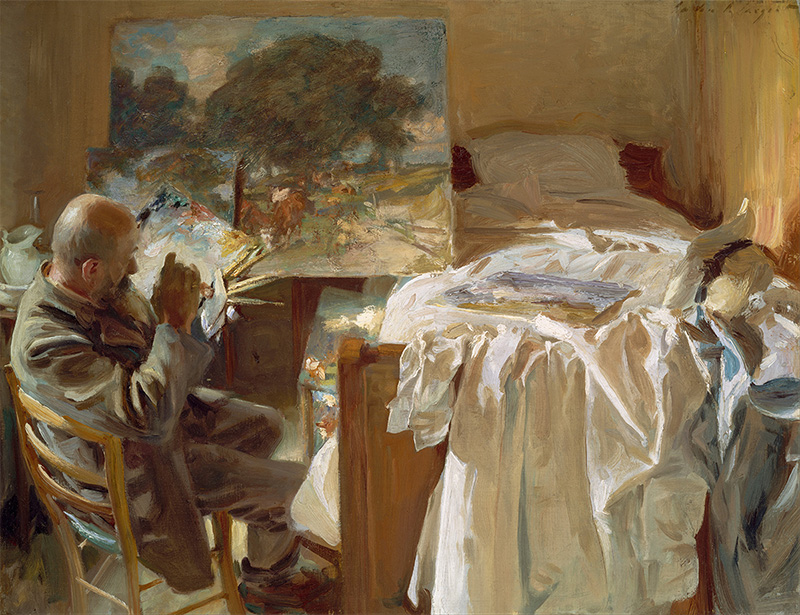 letto sfatto di John Singer Sargent