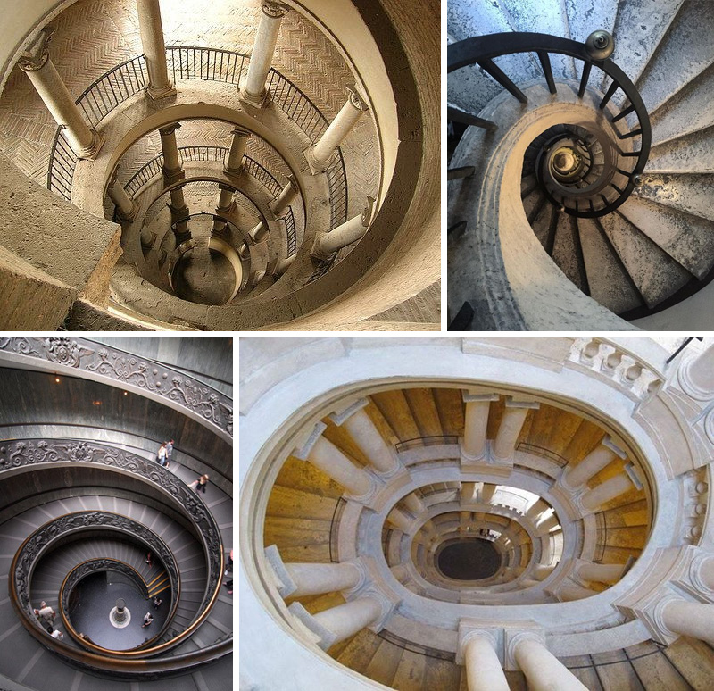 foto zenitale scale di Roma