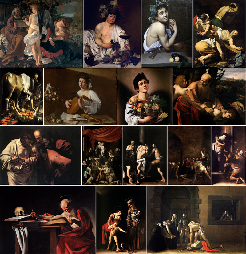 dipinti di Caravaggio