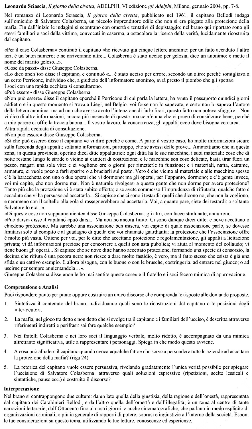 Leonardo Sciascia, Una storia semplice: riassunto e scheda libro