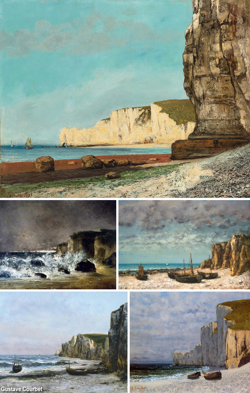 Etretat di Courbet 2