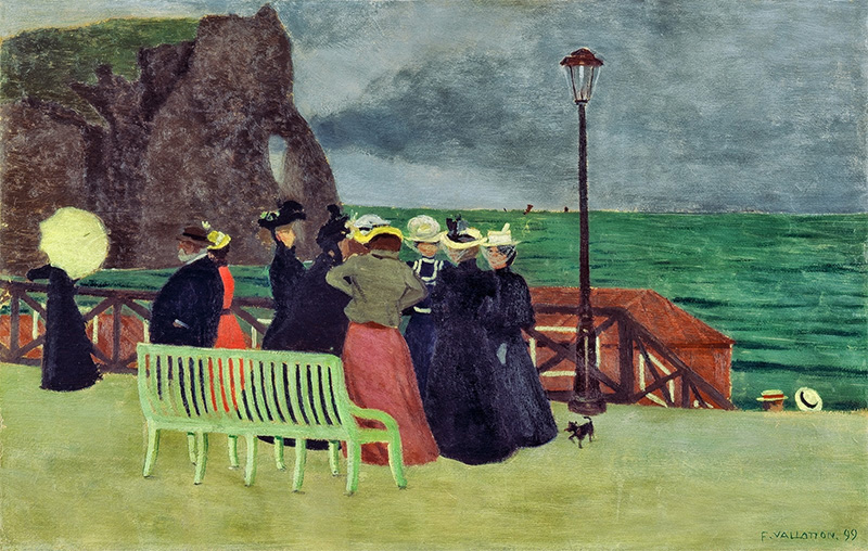 Etretat per Vallotton