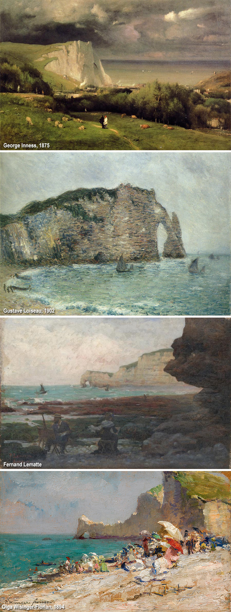 Etretat dipinti vari