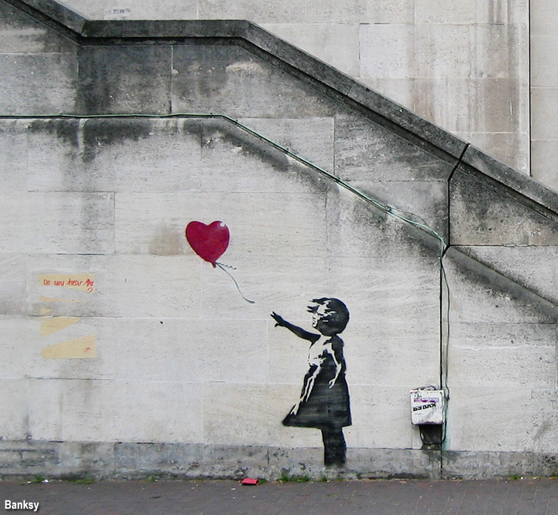 palloncino di Banksy