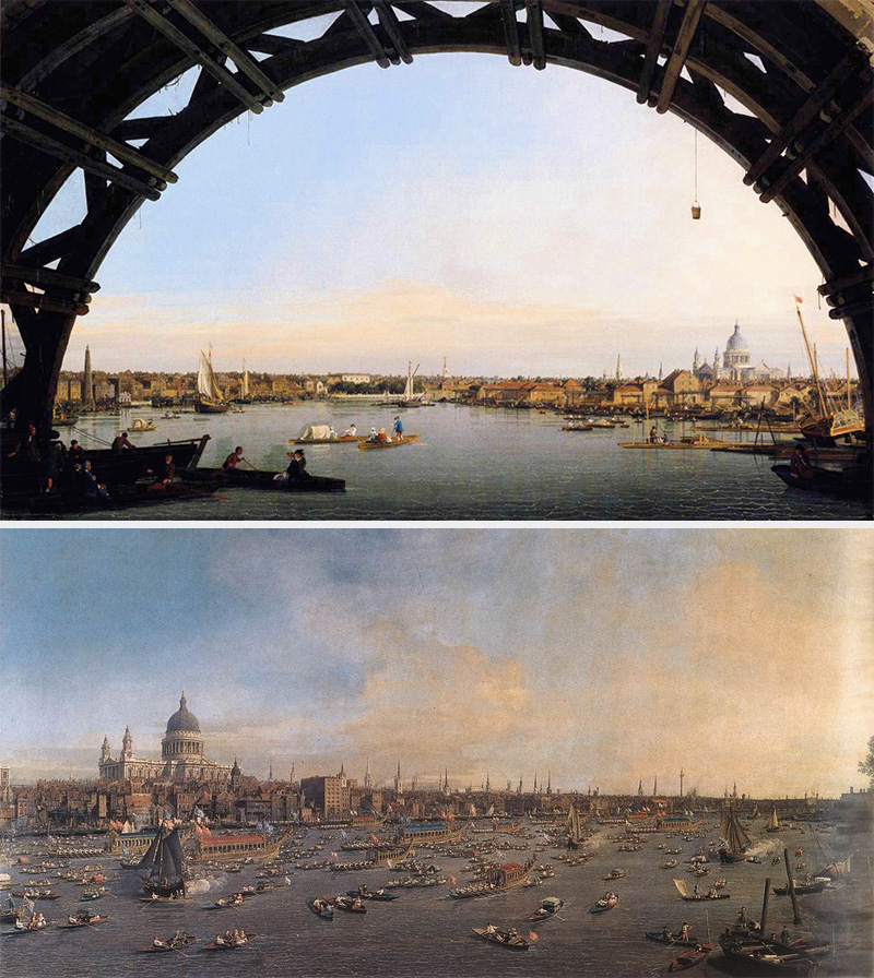 Canaletto e il Tamigi