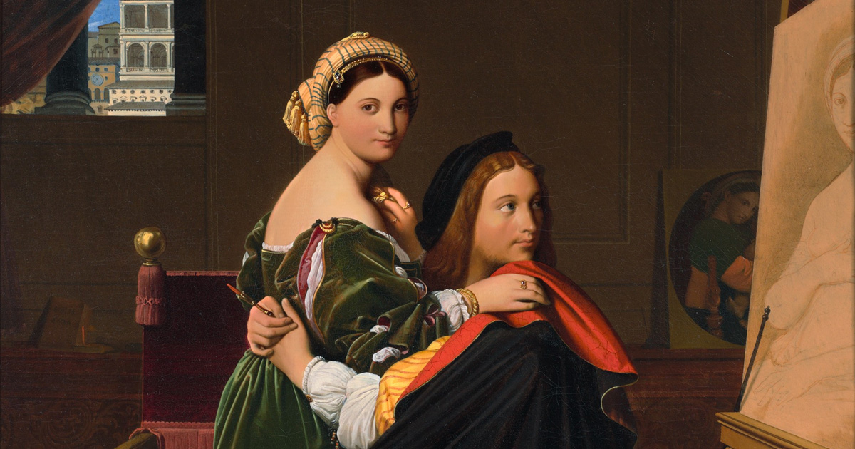 J. A. D. Ingres, Fidanzamento di Raffaello (1814), Cambridge, Fogg Art Museum J. A. D. Ingres, Fidanzamento di Raffaello (1814), Cambridge, Fogg Art Museum