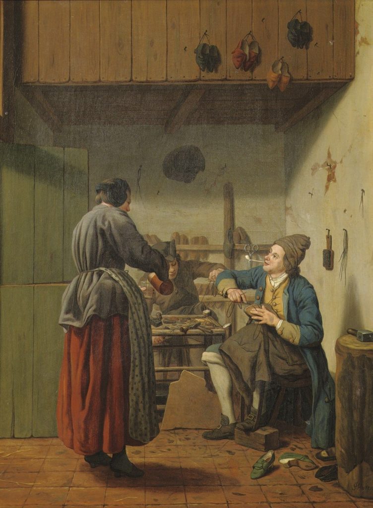 Il calzolaio nelle opere d'arte, dall'antico Egitto al Novecento